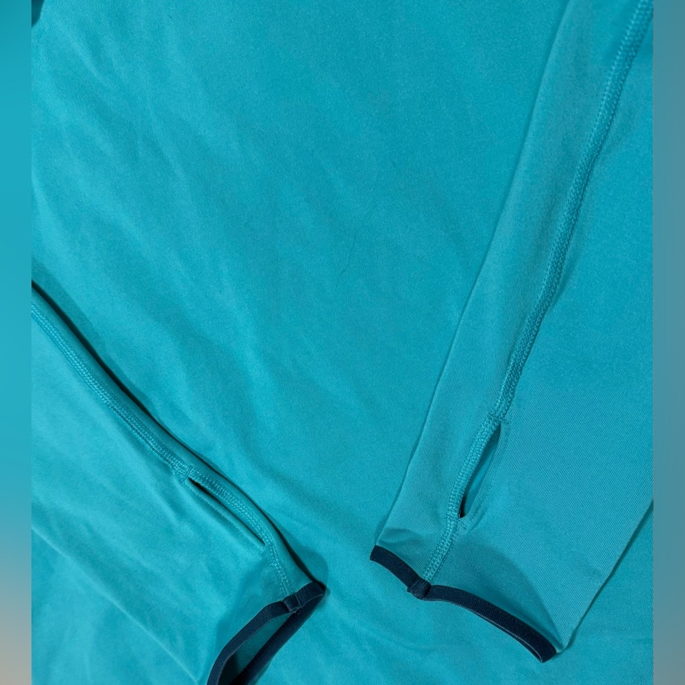 Nike Pro Women's Turquoise Hoodie - Picture 6 of 7
